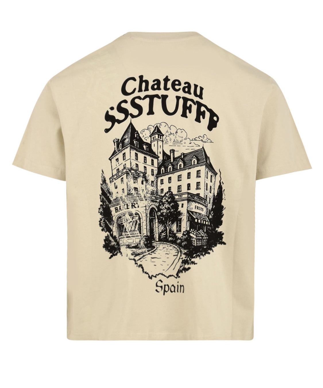 T-shirt Chateau UV Clues SSSTUFFF Uomo - Bianco