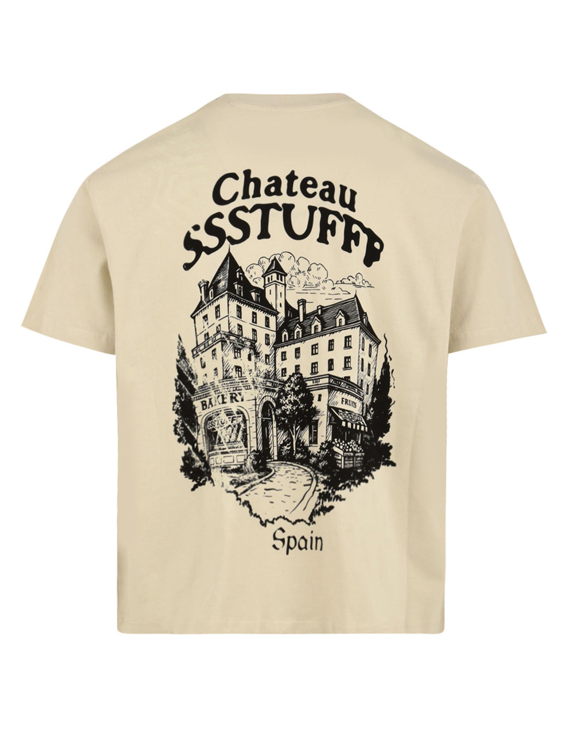 T-shirt Chateau UV Clues SSSTUFFF Uomo - Bianco