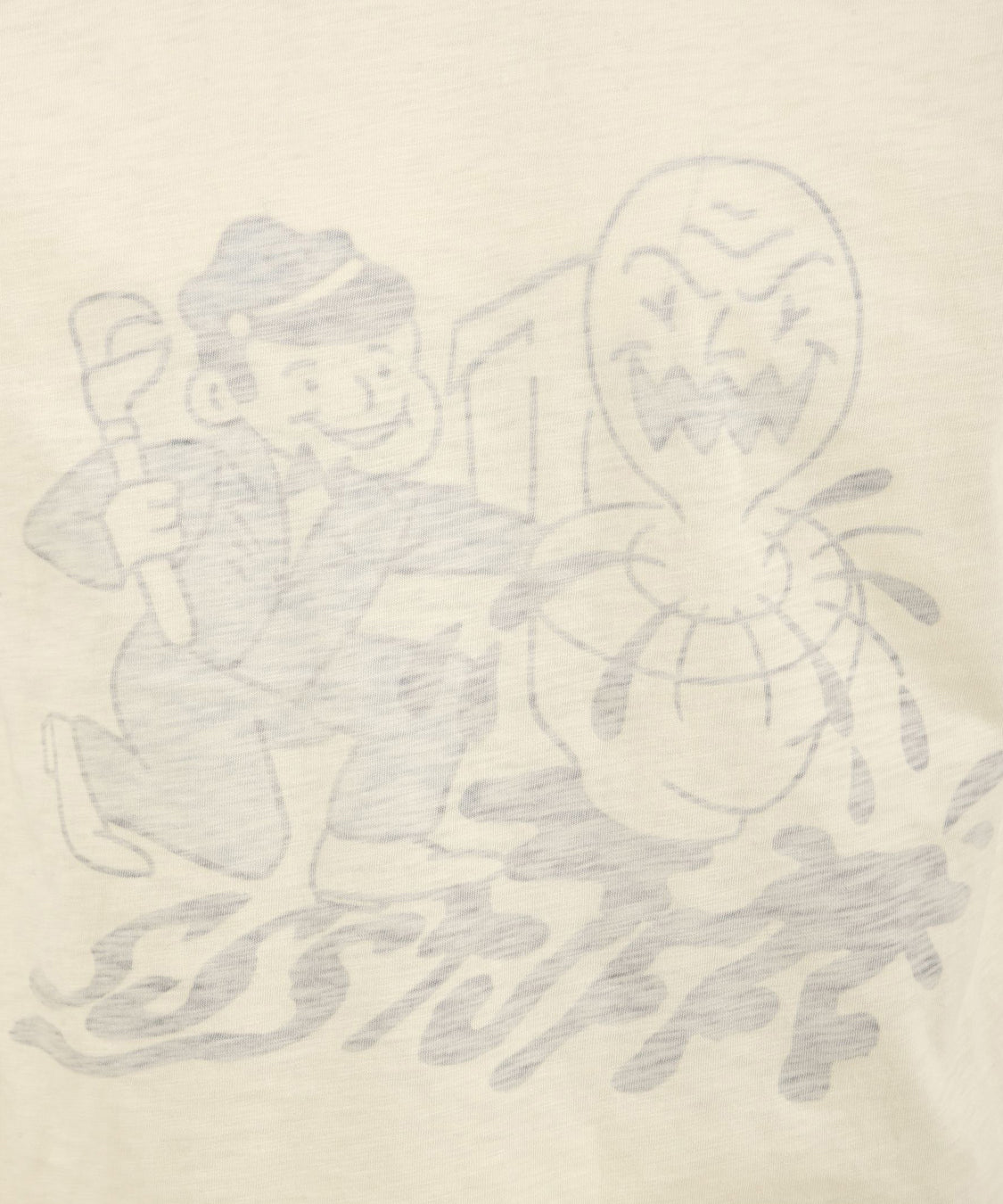 T-shirt Inside Out Plumber SSSTUFFF Uomo - Bianco