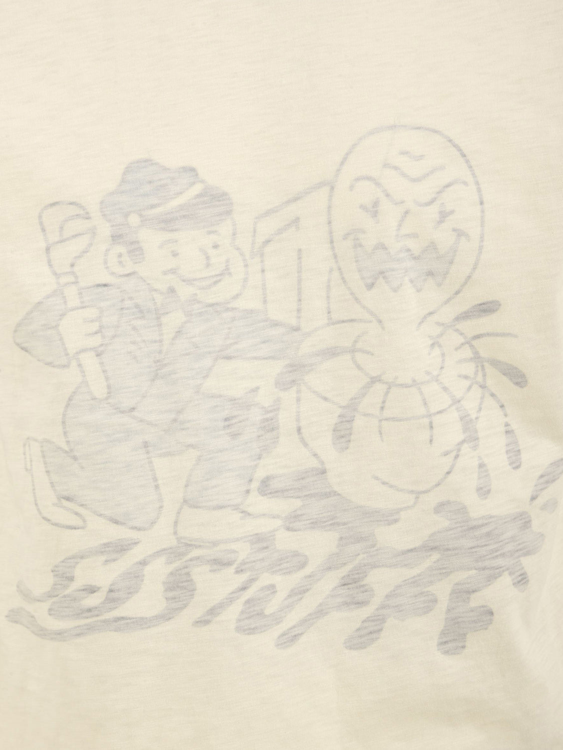 T-shirt Inside Out Plumber SSSTUFFF Uomo - Bianco
