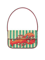 Borsa a spalla Tommy Beaded Summer Lobster STAUD Donna - Multicolore
