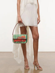Borsa a spalla Tommy Beaded Summer Lobster STAUD Donna - Multicolore