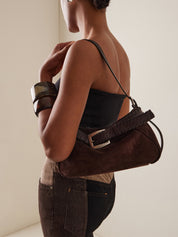 Borsa a spalla Brooklyn STAUD Donna - Marrone