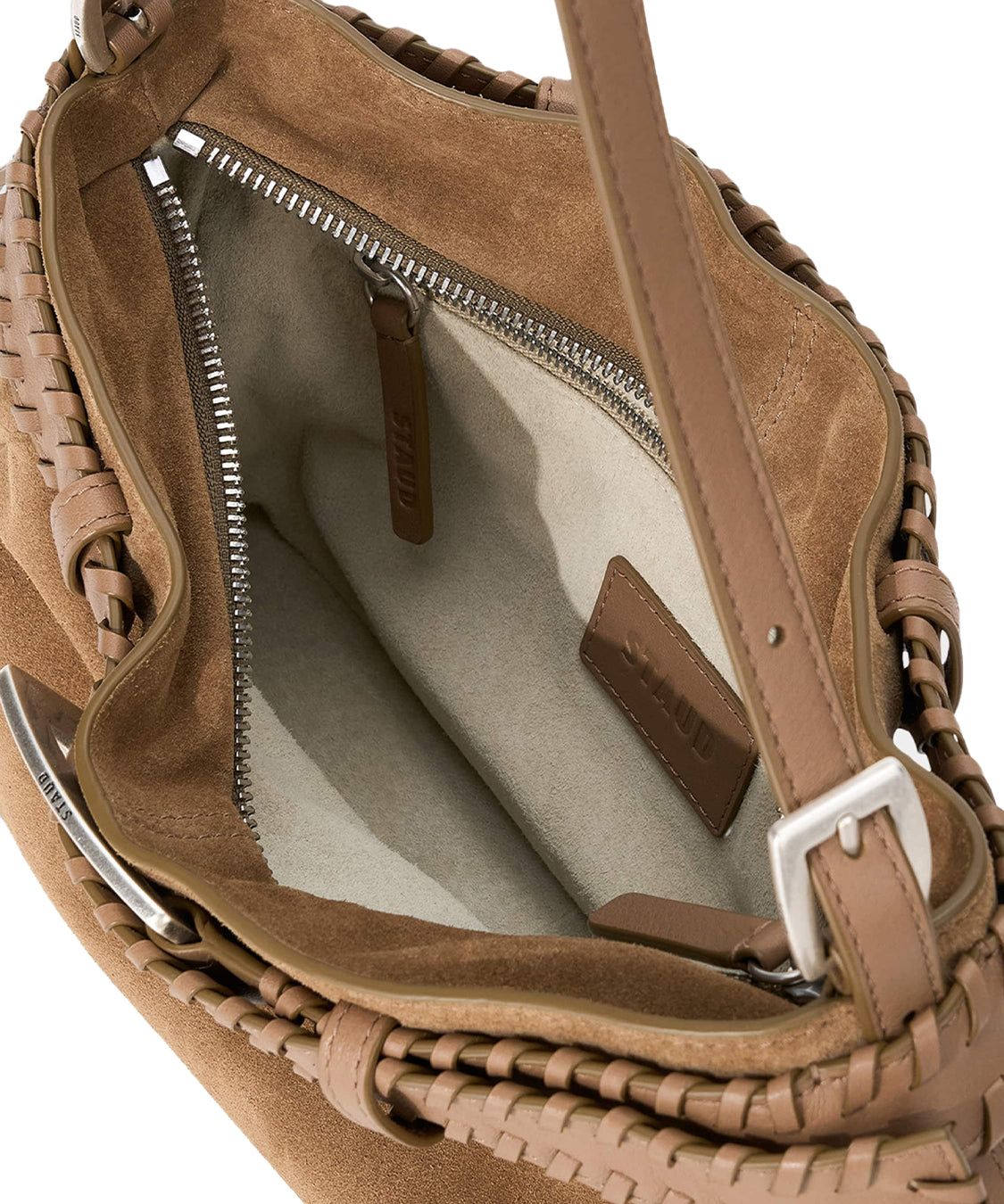 Borsa a spalla Brooklyn STAUD Donna - Beige