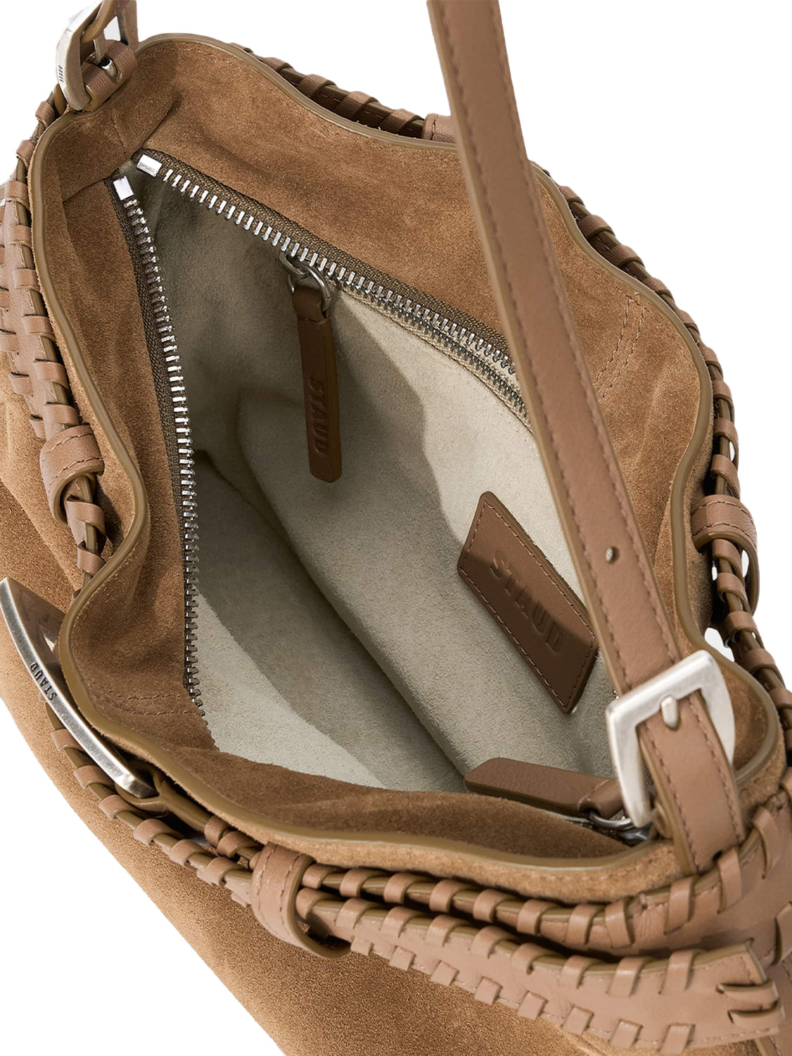 Borsa a spalla Brooklyn STAUD Donna - Beige