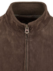 Giubbotto Drowne camoscio stretch STEWART Uomo - Marrone