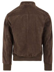 Giubbotto Drowne camoscio stretch STEWART Uomo - Marrone