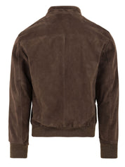 Giubbotto Drowne camoscio stretch STEWART Uomo - Marrone