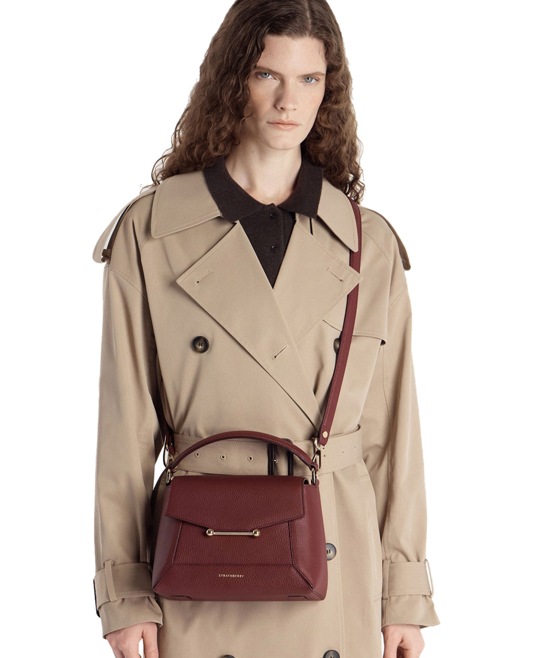 Borsa Mosaic STRATHBERRY Donna - Oxblood