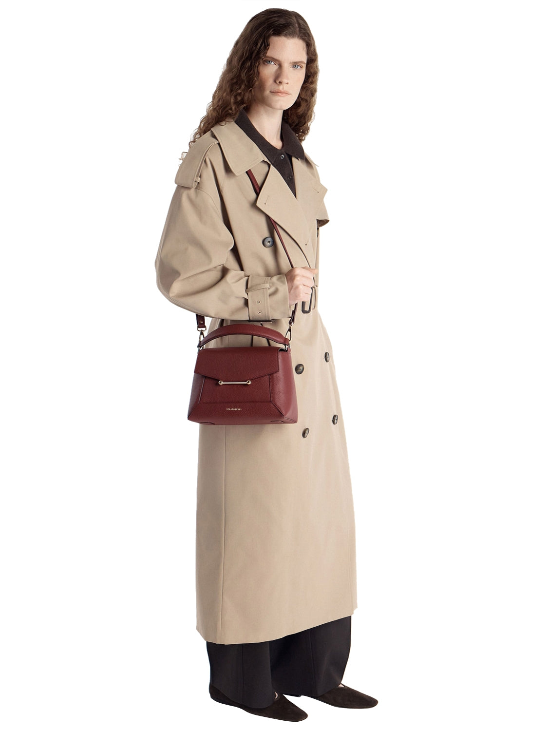 Borsa Mosaic STRATHBERRY Donna - Oxblood