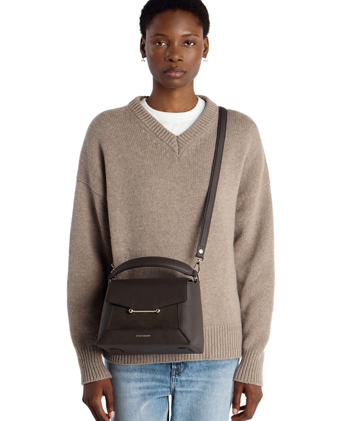 Borsa Mosaic STRATHBERRY Donna - Dark Chocolate