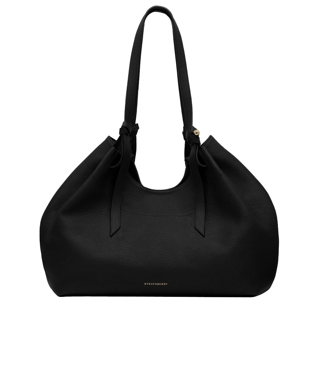 Borsa a spalla Barra Tote Grain STRATHBERRY Donna - Nero