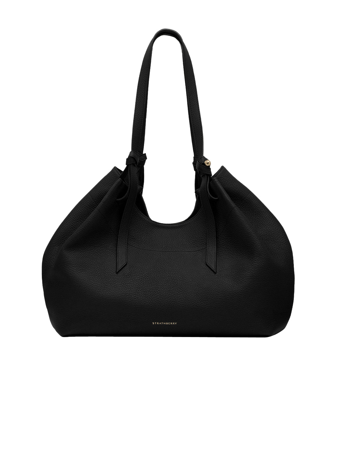 Borsa a spalla Barra Tote Grain STRATHBERRY Donna - Nero
