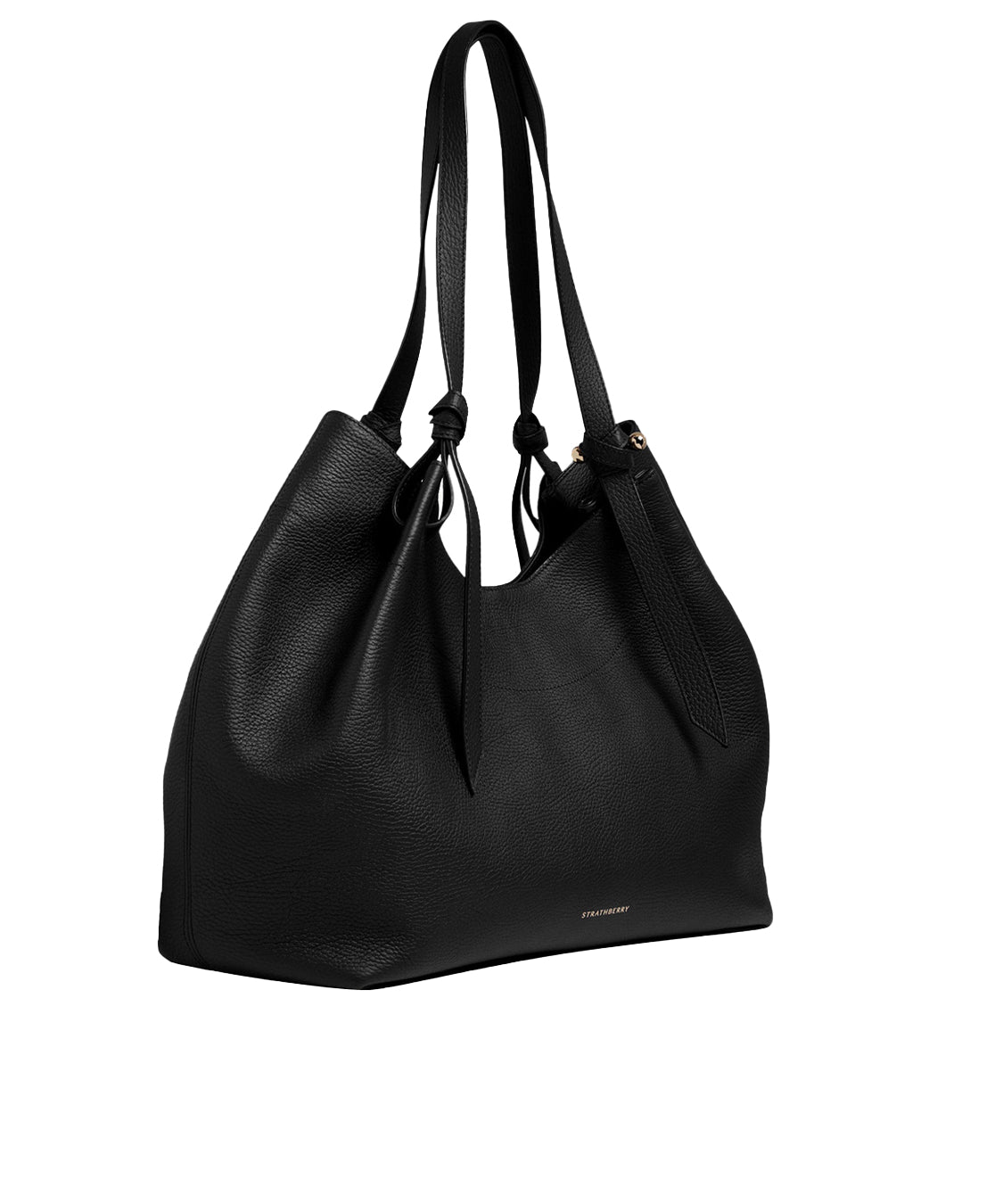 Borsa a spalla Barra Tote Grain STRATHBERRY Donna - Nero
