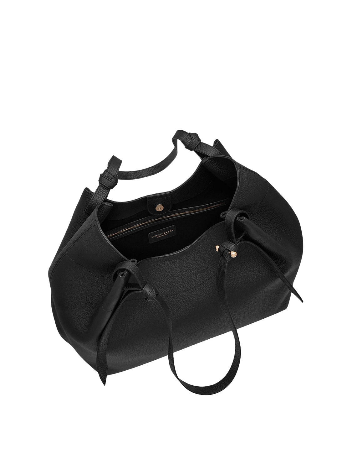Borsa a spalla Barra Tote Grain STRATHBERRY Donna - Nero