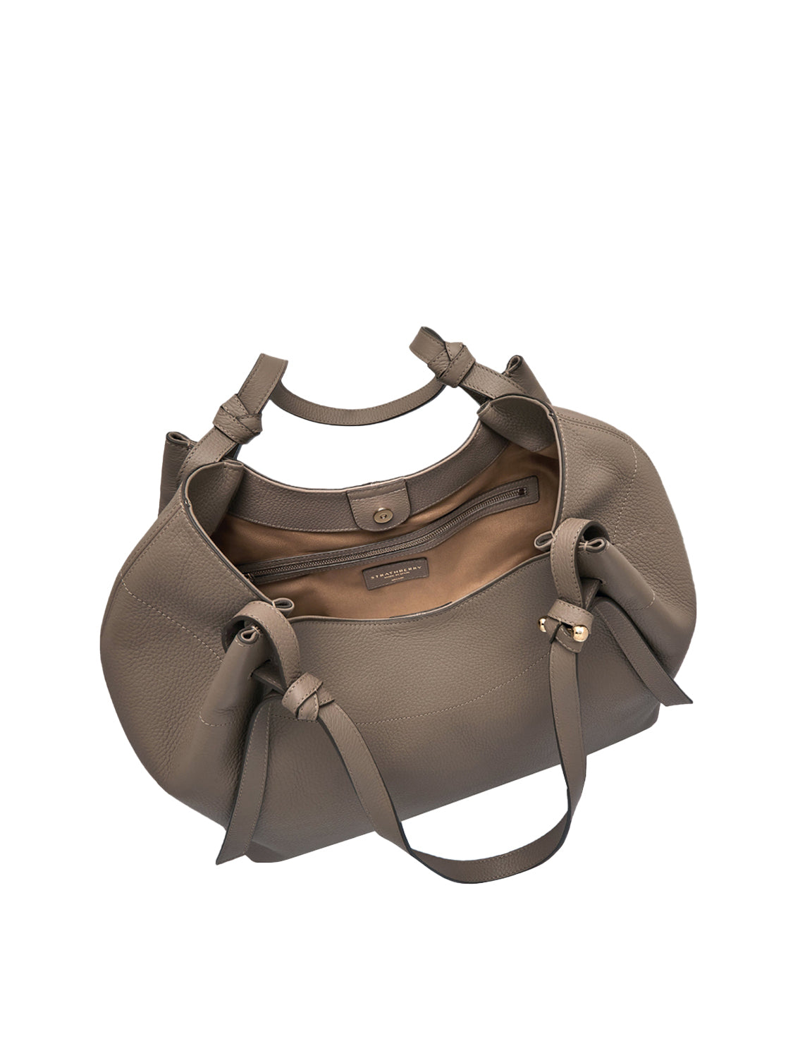 Borsa a spalla Barra Tote Grain STRATHBERRY Donna - Grigio