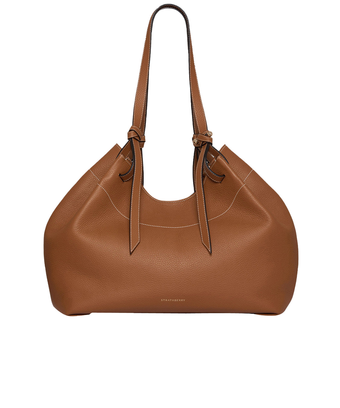 Borsa a spalla Barra Tote Grain STRATHBERRY Donna - Marrone
