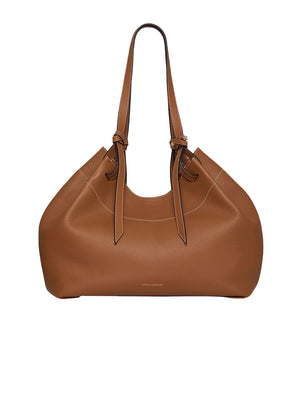 Borsa a spalla Barra Tote Grain STRATHBERRY Donna - Marrone