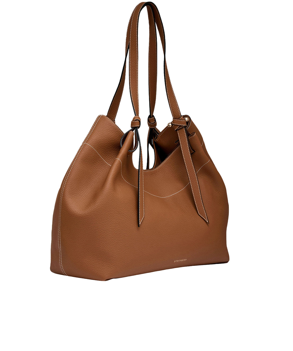 Borsa a spalla Barra Tote Grain STRATHBERRY Donna - Marrone
