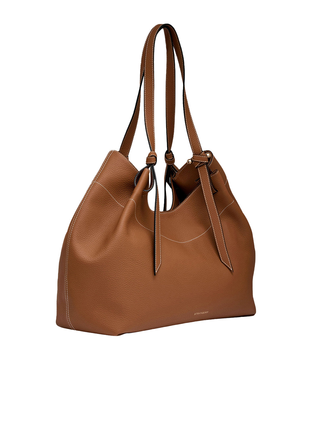 Borsa a spalla Barra Tote Grain STRATHBERRY Donna - Marrone
