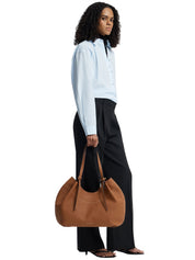 Borsa a spalla Barra Tote Grain STRATHBERRY Donna - Marrone
