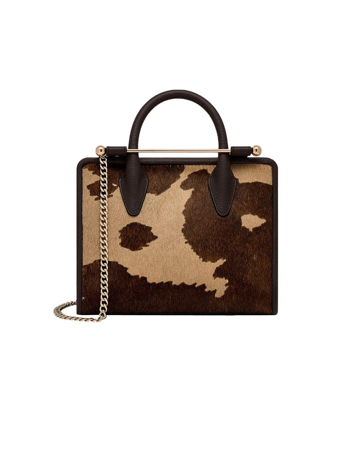 Borsa Mini Tote Printed STRATHBERRY Donna - Marrone
