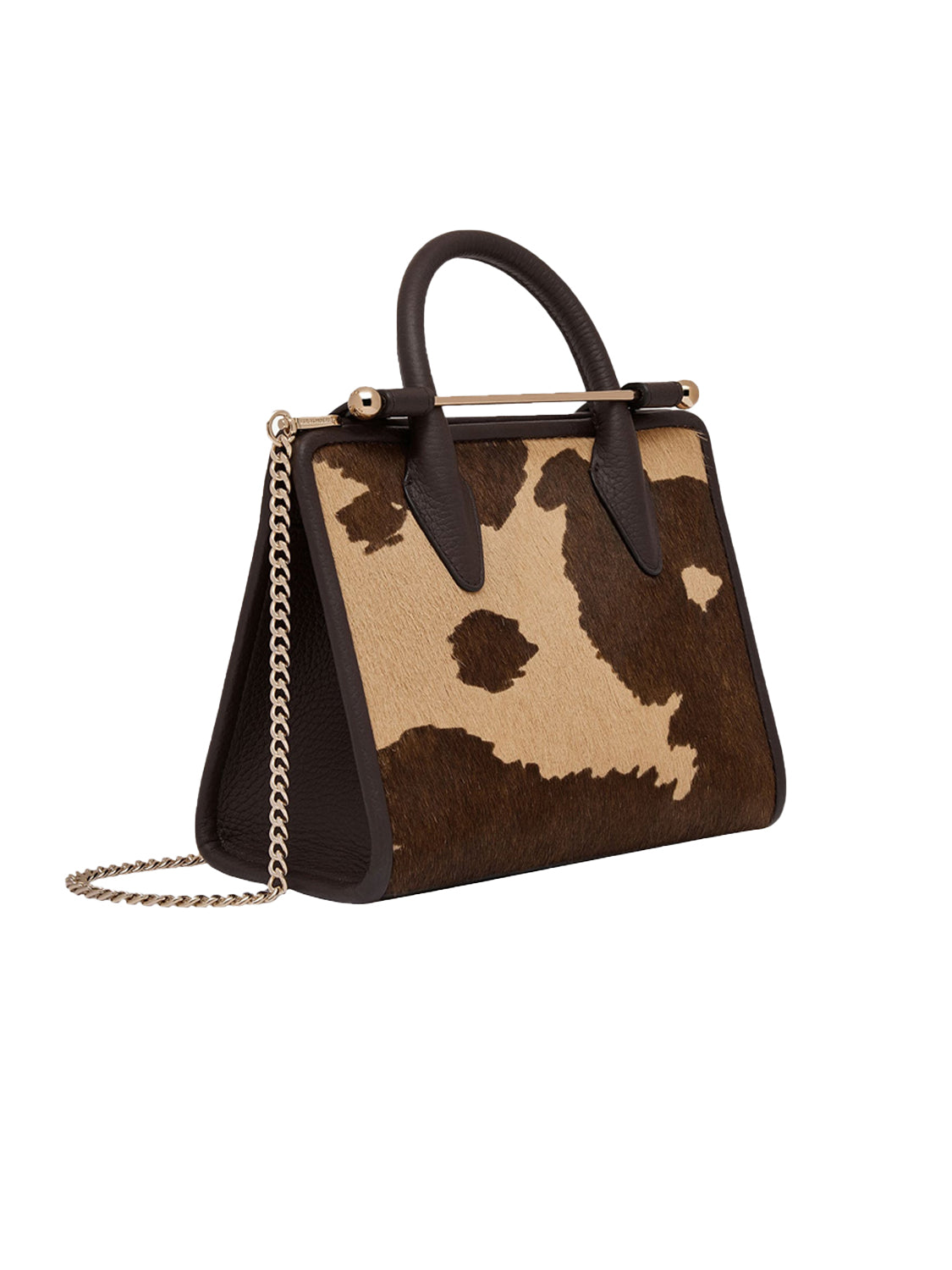 Borsa Mini Tote Printed STRATHBERRY Donna - Marrone