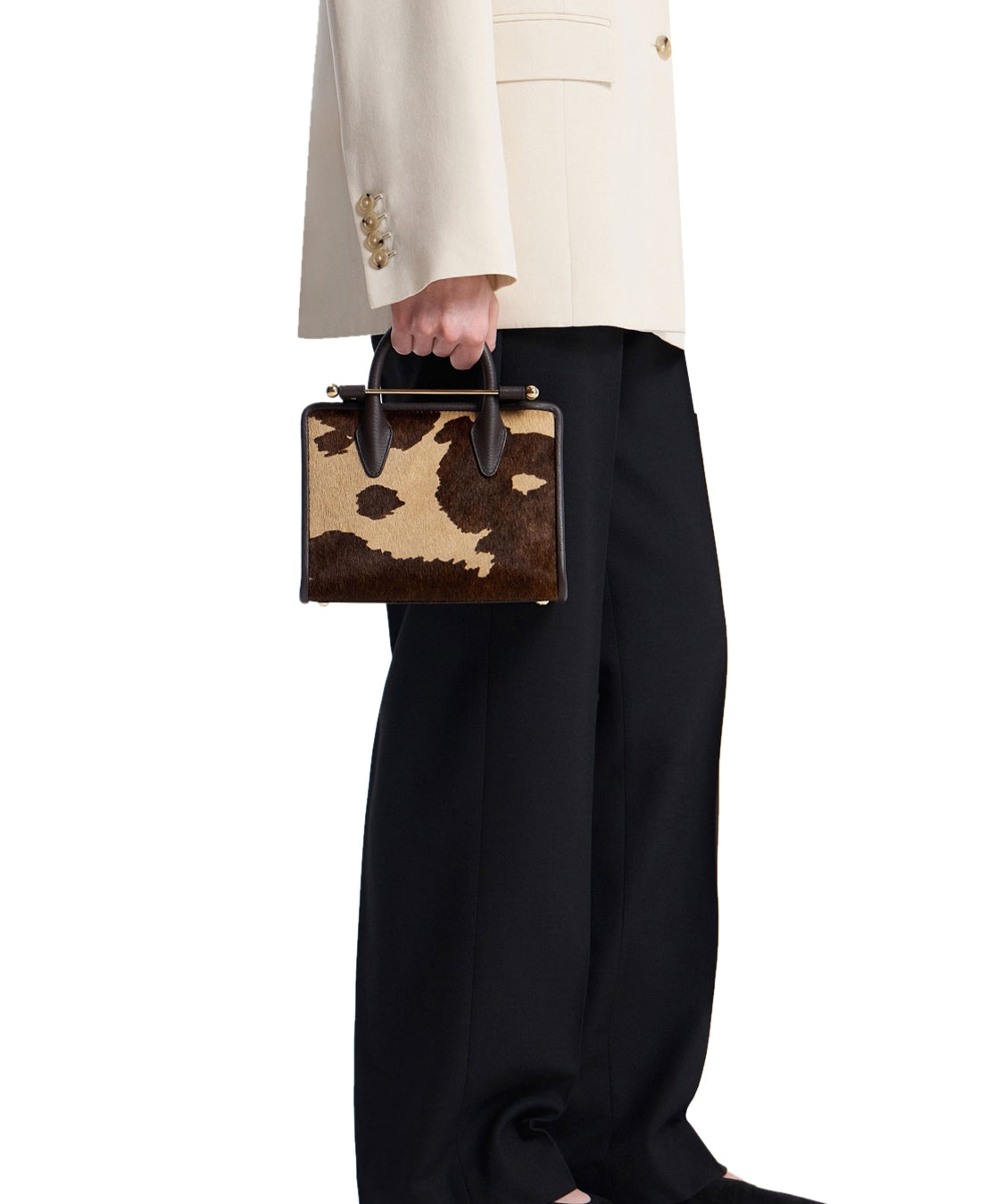 Borsa Mini Tote Printed STRATHBERRY Donna - Marrone