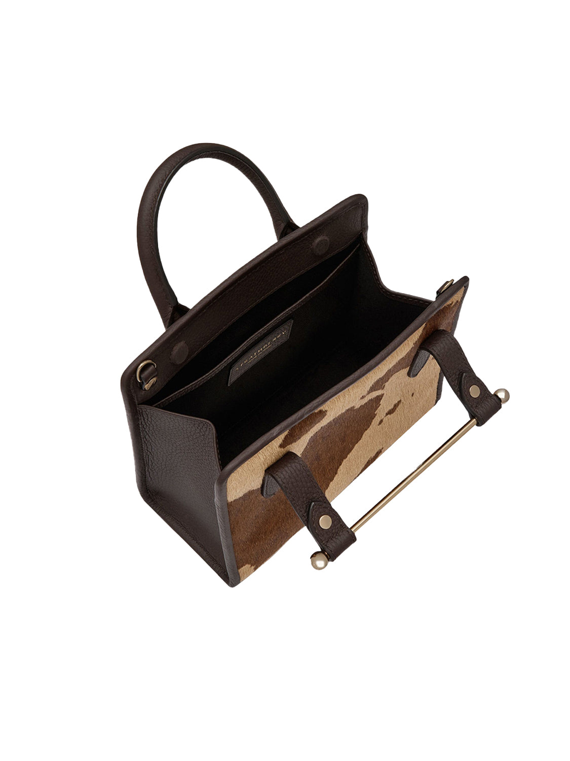 Borsa Mini Tote Printed STRATHBERRY Donna - Marrone