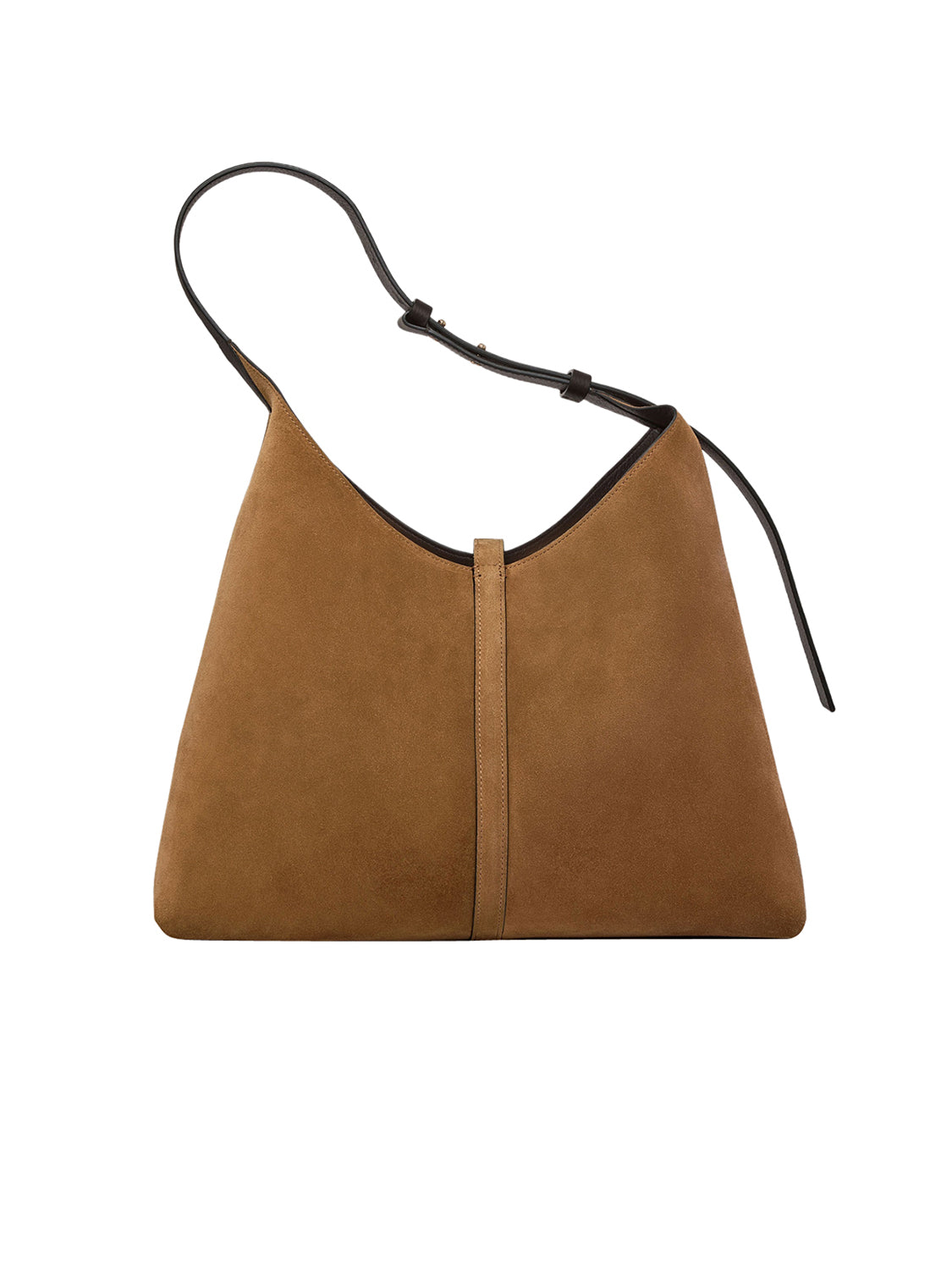 Borsa a spalla Kite Hobo Maxi Suede Bi STRATHBERRY Donna - Toffee/Espresso