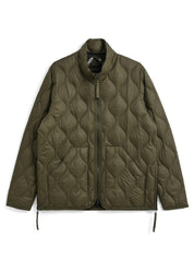 Giubbotto Military Hi Neck W-Zip Down TAION Unisex - Verde