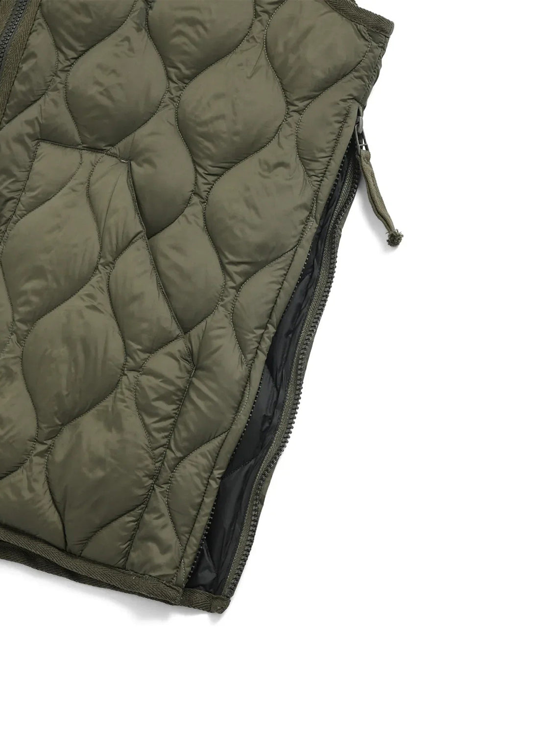 Giubbotto Military Hi Neck W-Zip Down TAION Unisex - Verde