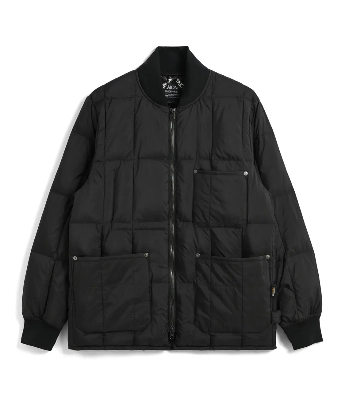 Giubbotto Work W-Zip Rib Down TAION Unisex - Nero