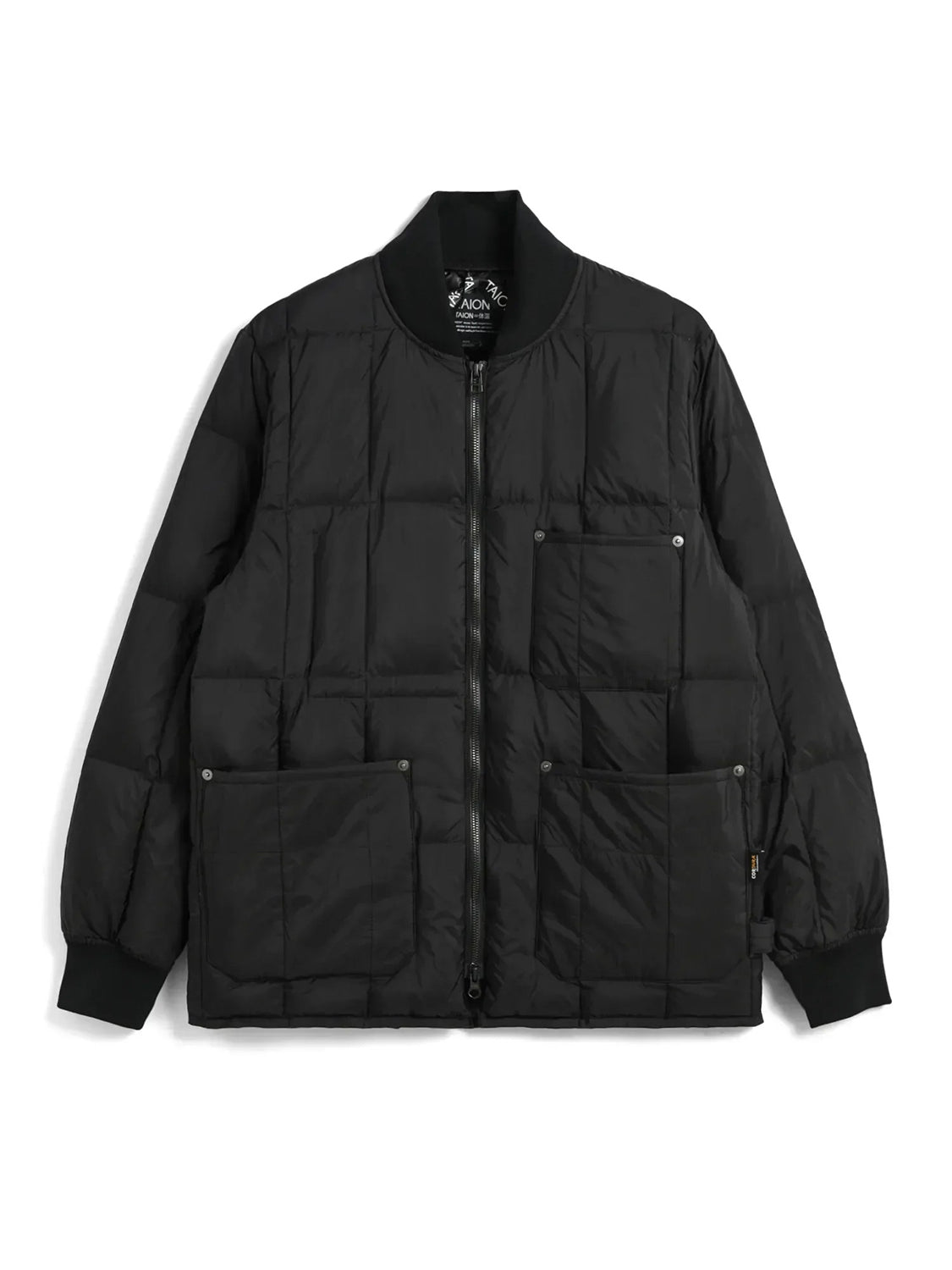 Giubbotto Work W-Zip Rib Down TAION Unisex - Nero