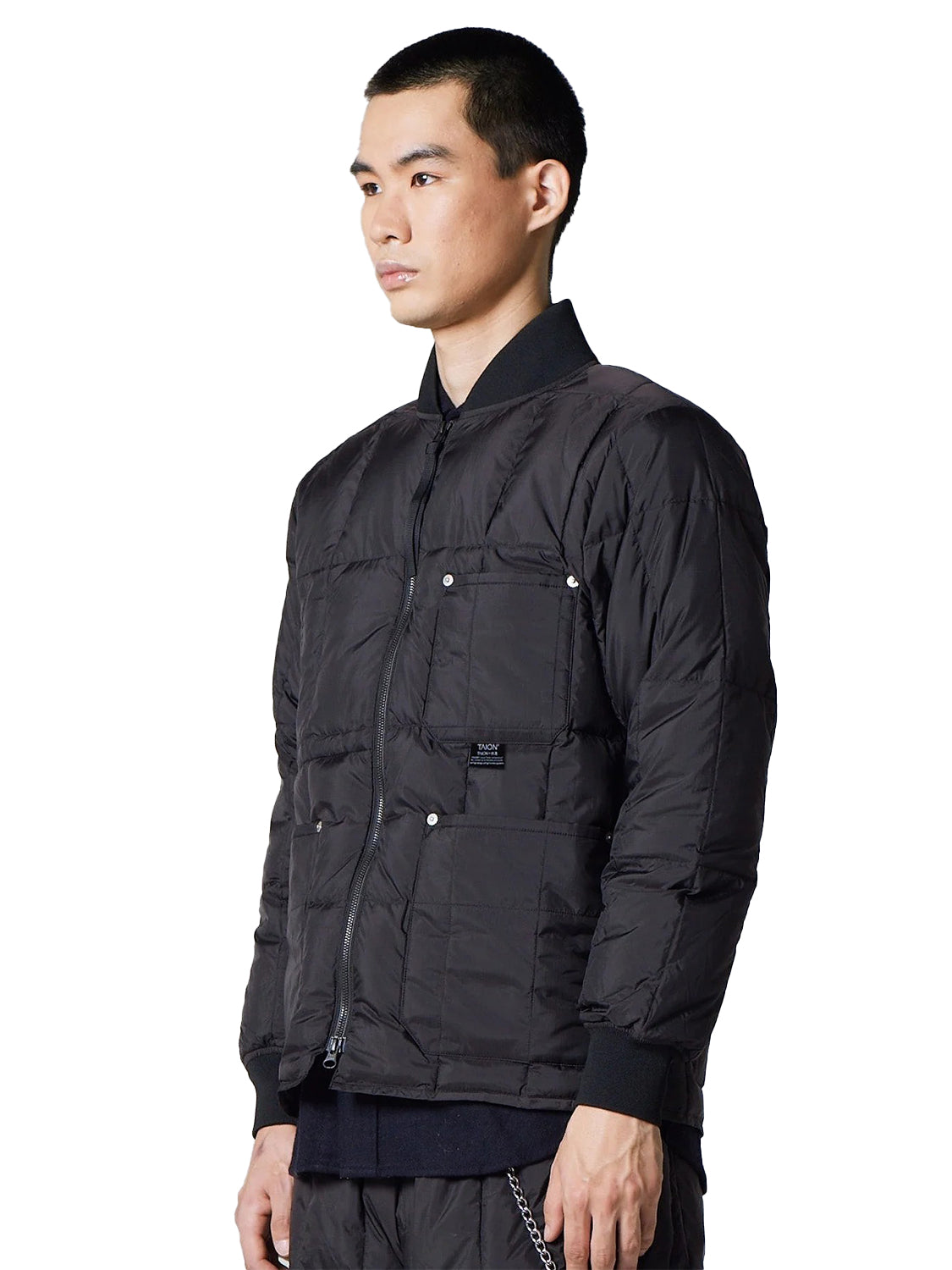 Giubbotto Work W-Zip Rib Down TAION Unisex - Nero
