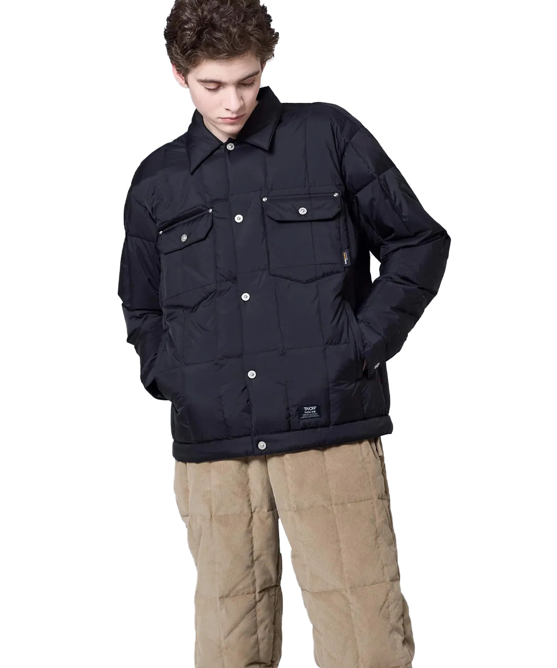 Giubbotto Work Trucker Down TAION Unisex - Nero