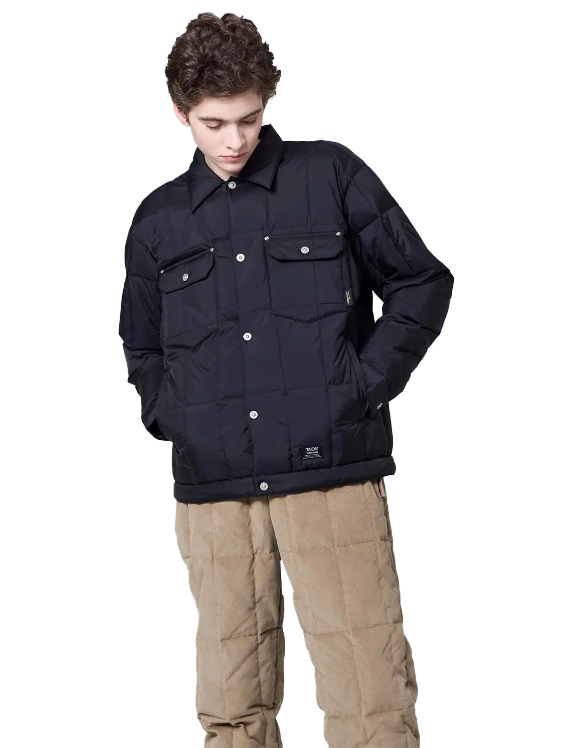 Giubbotto Work Trucker Down TAION Unisex - Nero