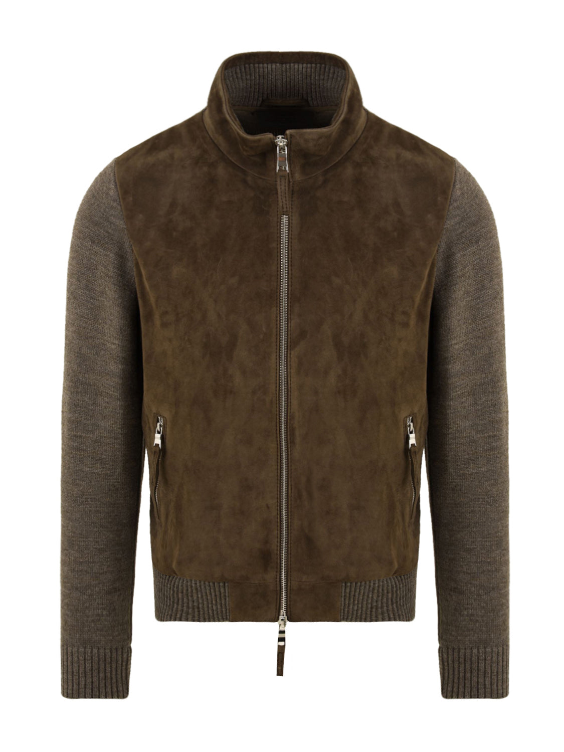 Giubbotto Francis Knit THE JACK LEATHERS Uomo - Pinegreen/Stone