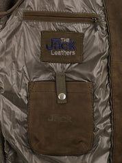 Giubbotto Francis Knit THE JACK LEATHERS Uomo - Pinegreen/Stone