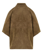 Giubbotto Alaska suede sfoderabile THE JACKIE LEATHERS Donna - Verde
