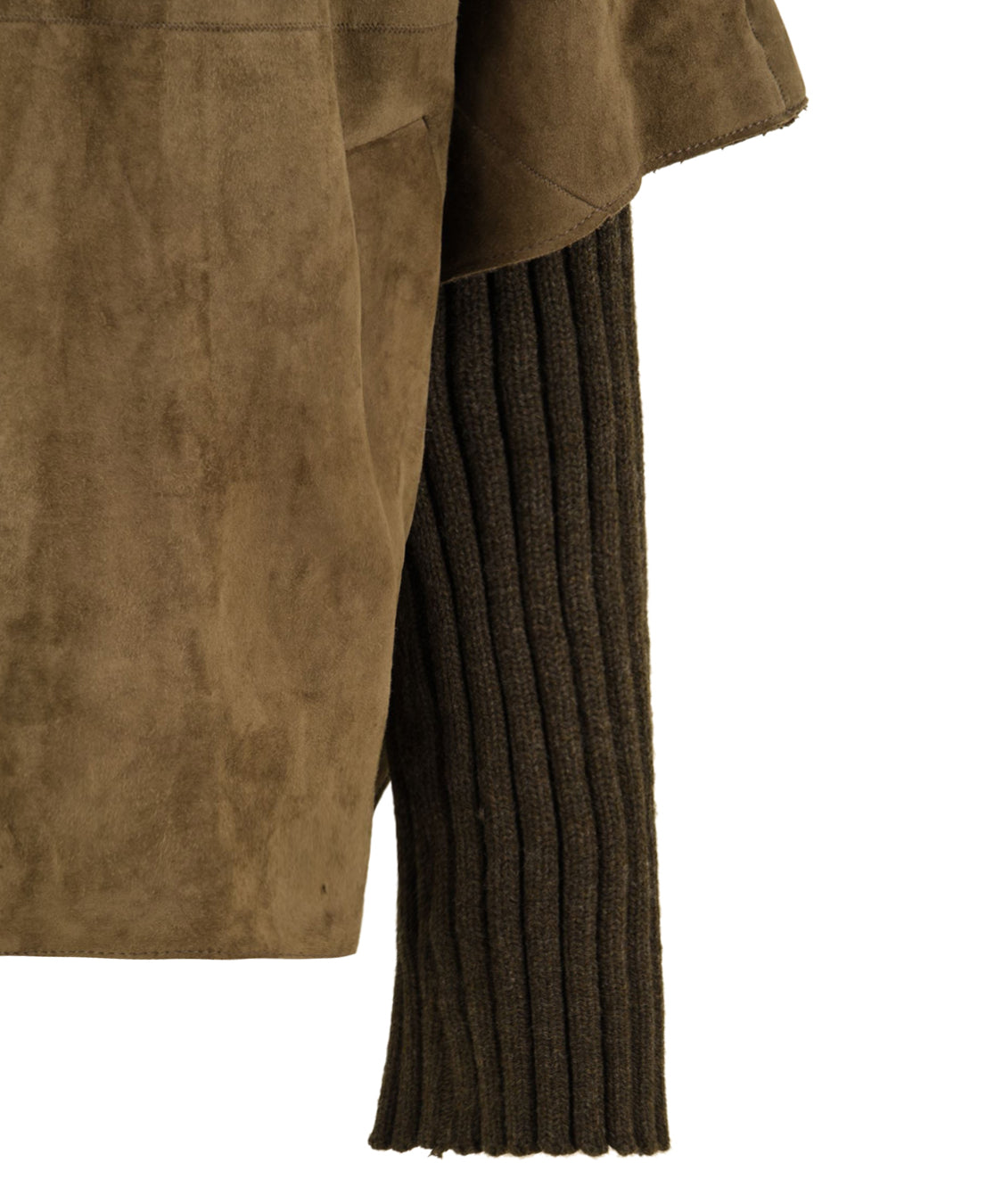 Giubbotto Alaska suede sfoderabile THE JACKIE LEATHERS Donna - Verde