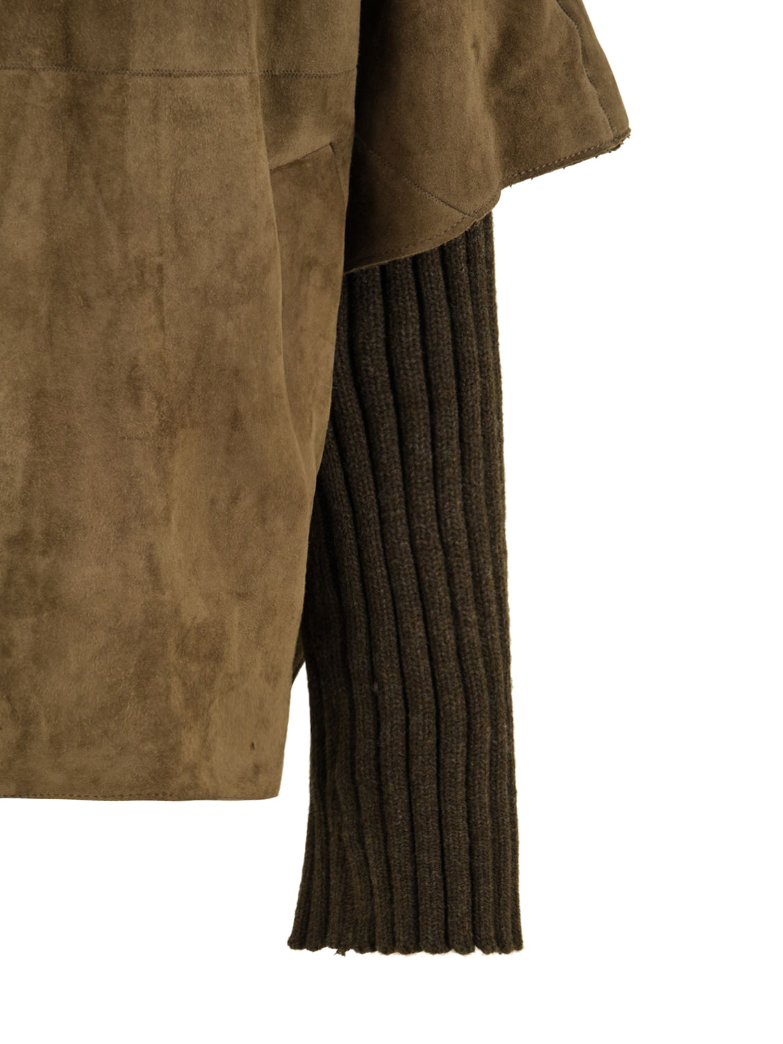 Giubbotto Alaska suede sfoderabile THE JACKIE LEATHERS Donna - Verde