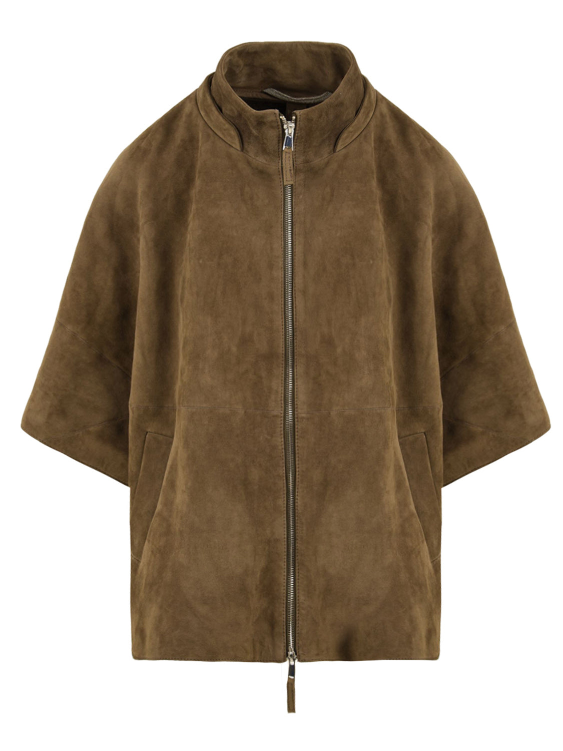 Giubbotto Alaska suede sfoderabile THE JACKIE LEATHERS Donna - Verde