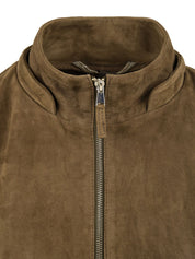 Giubbotto Alaska suede sfoderabile THE JACKIE LEATHERS Donna - Verde