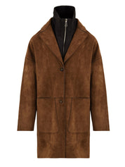 Giubbotto Angelique suede THE JACKIE LEATHERS Donna - Marrone