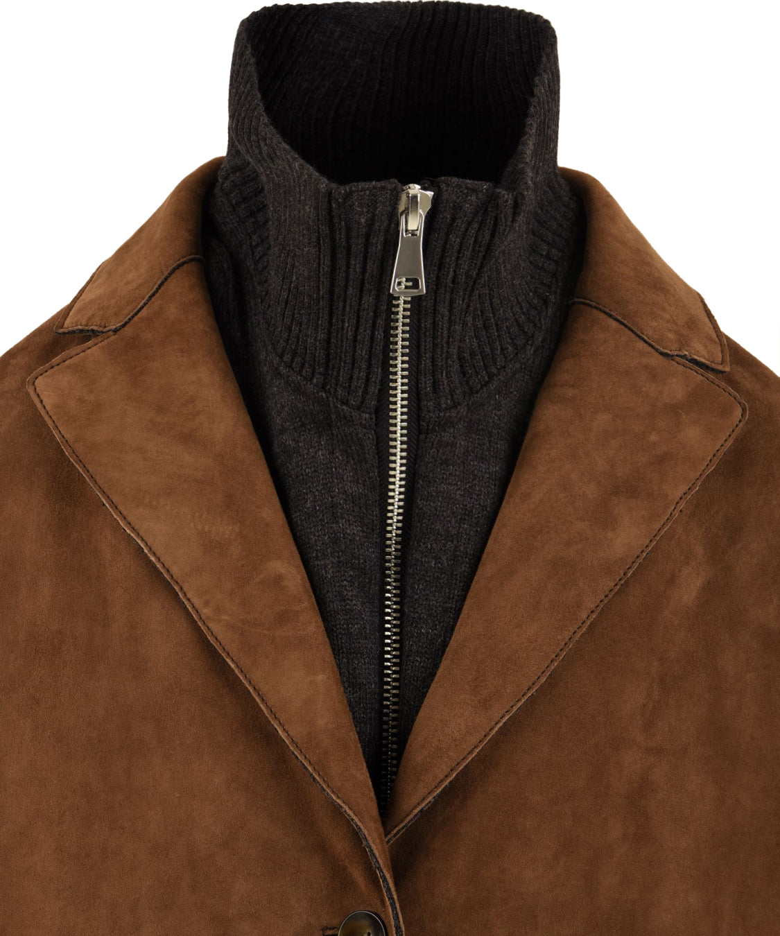 Giubbotto Angelique suede THE JACKIE LEATHERS Donna - Marrone