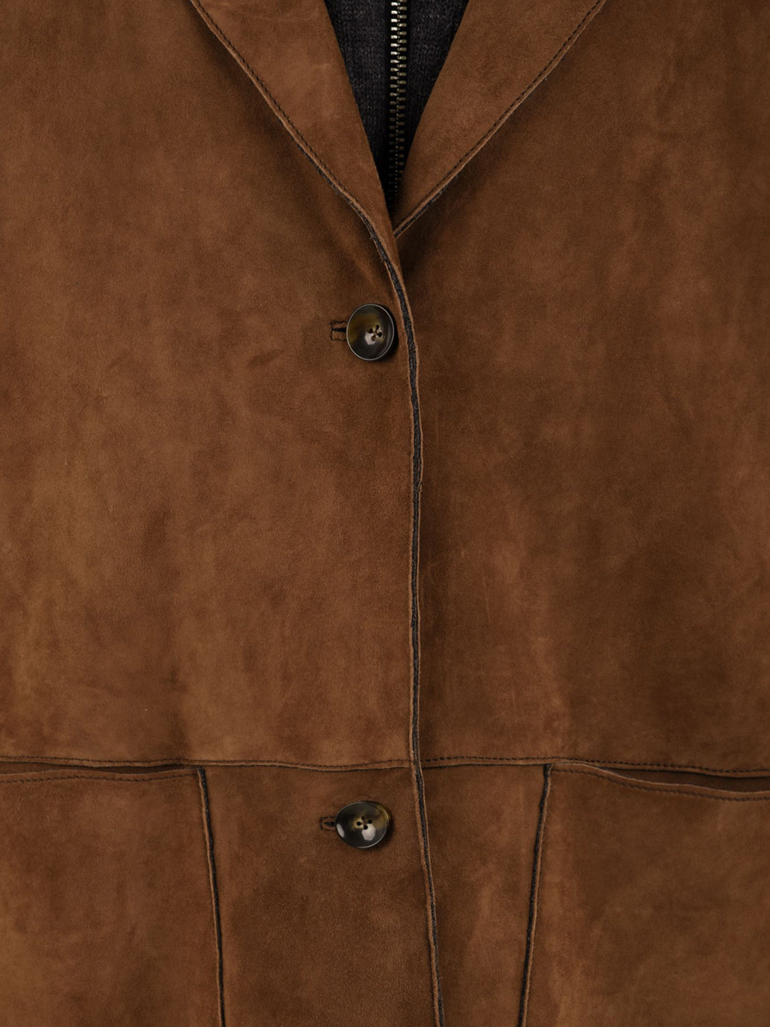 Giubbotto Angelique suede THE JACKIE LEATHERS Donna - Marrone