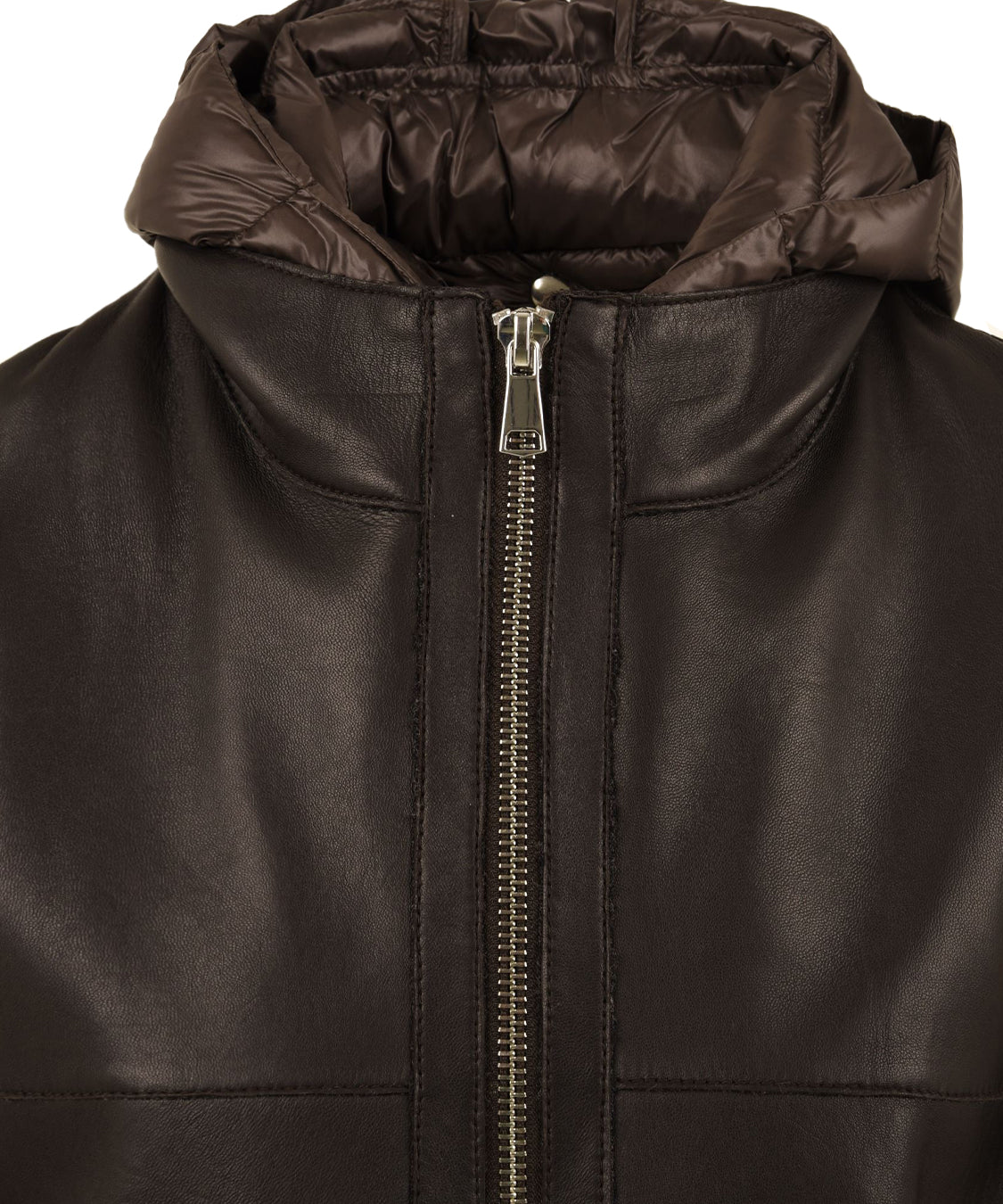 Giubbotto Cinthia bonded anilineTHE JACKIE LEATHERS Donna - Marrone