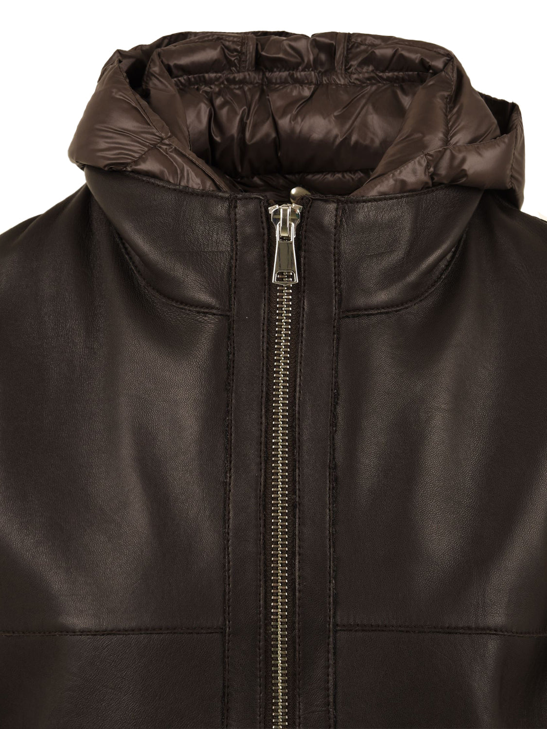 Giubbotto Cinthia bonded anilineTHE JACKIE LEATHERS Donna - Marrone