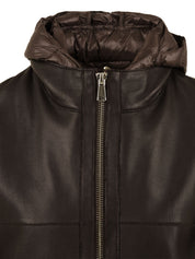 Giubbotto Cinthia bonded anilineTHE JACKIE LEATHERS Donna - Marrone